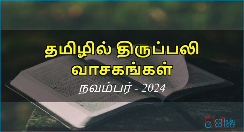 திருப்பலி வாசகங்கள் – நவம்பர், 2024